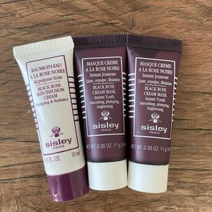 Sisley black rose mask and cream sample